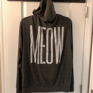 NWOT 2XL dark gray lightweight hoodie